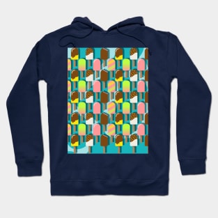 Kawaii ice lolly pattern Hoodie